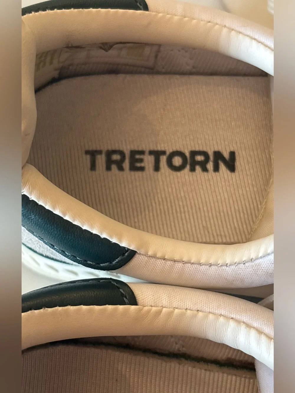Tretorn Rawlins sneakers white and green size 8M